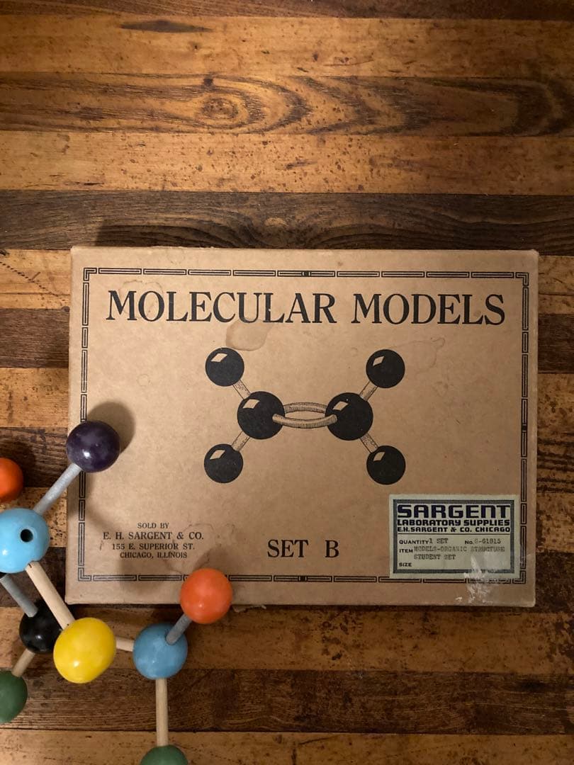 40s 50s vintage 分子モデルキット アトミック