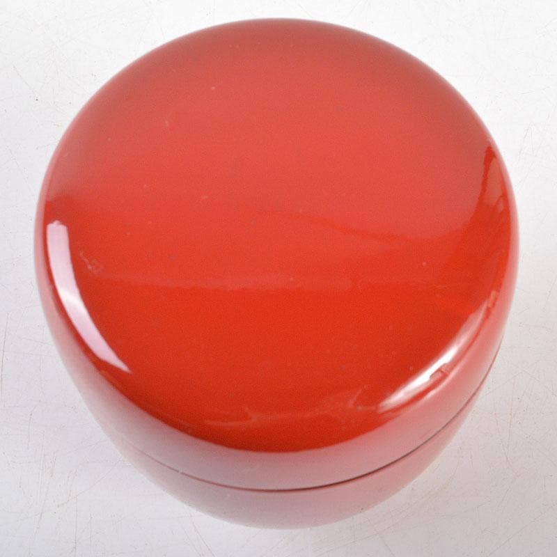 茶道具　加賀蒔絵師　目代春帆作　朱塗　棗　共箱　V　R5461