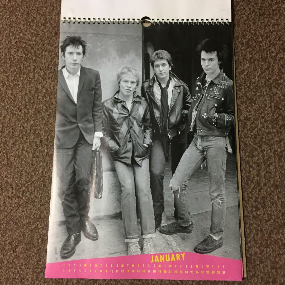 セックス・ピストルズ 2009年カレンダー ディリー・ミラー社