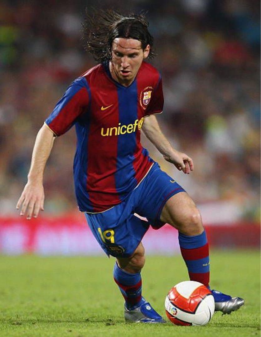 【レア／未使用タグ付】バルセロナ メッシ 19番 オーセンティック ユニフォーム