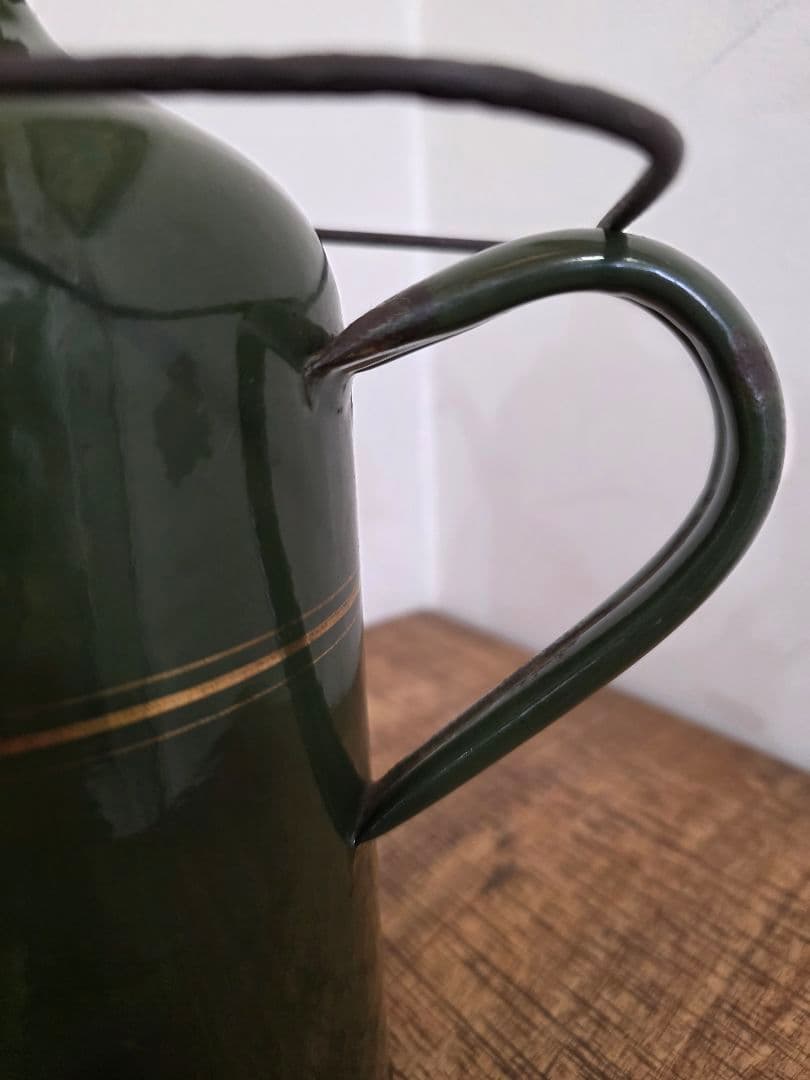 激レア美品　給油缶　ビンテージストーブ　石油ストーブ　琺瑯製