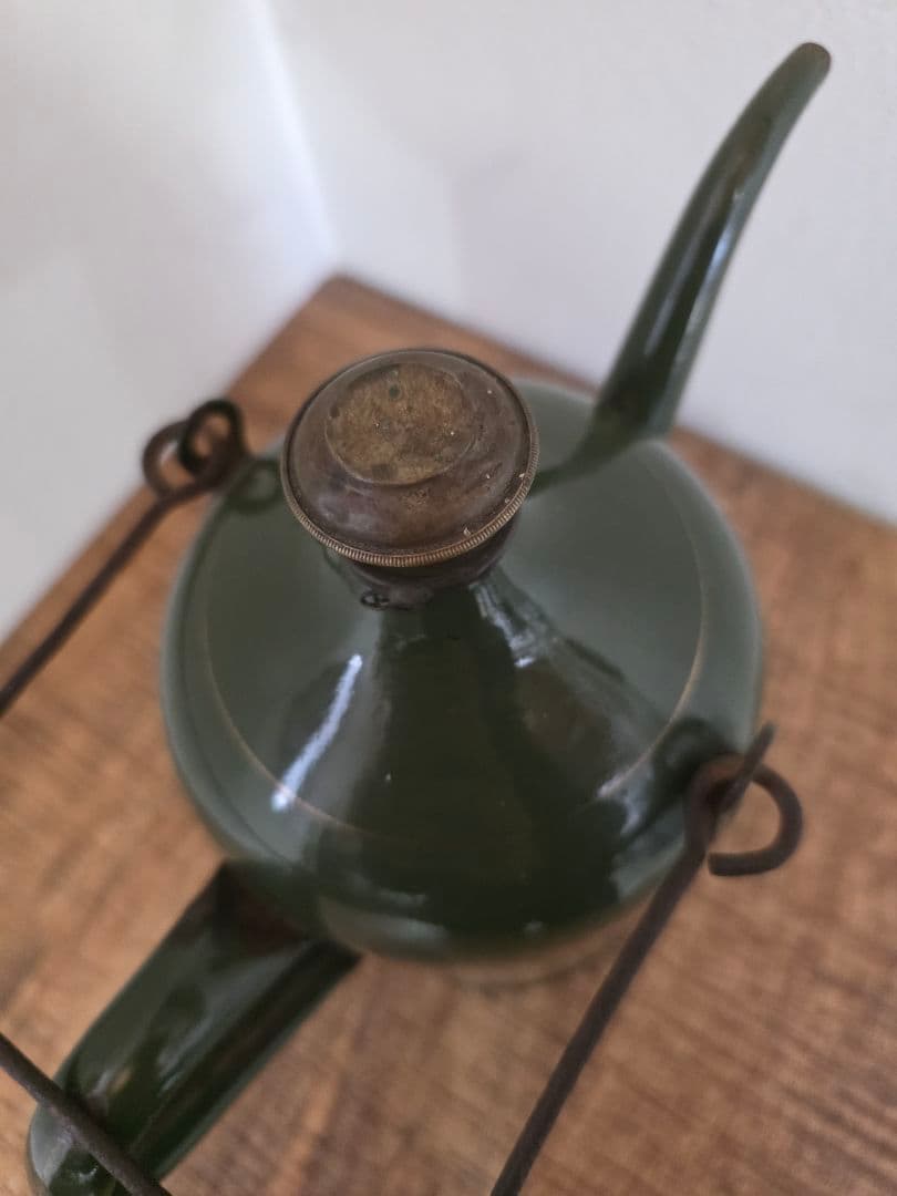 激レア美品　給油缶　ビンテージストーブ　石油ストーブ　琺瑯製