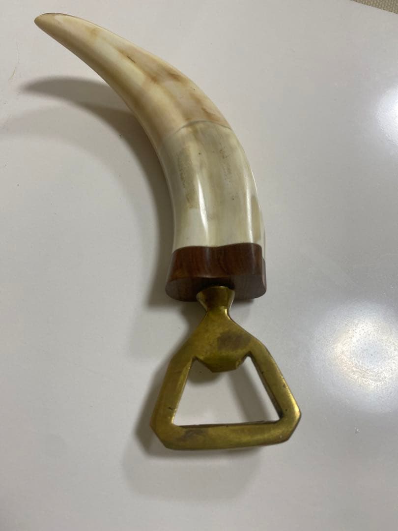 セイウチ牙　海象牙　天然素材　栓抜き　送料無料