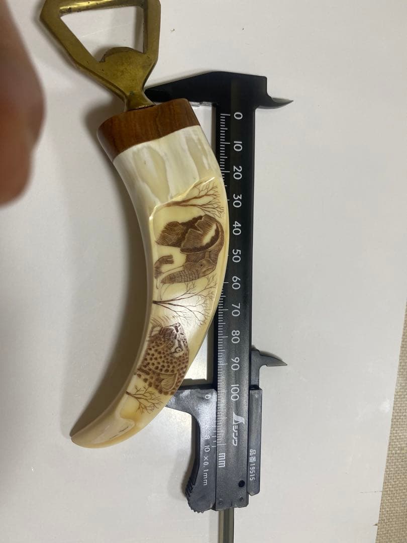 セイウチ牙　海象牙　天然素材　栓抜き　送料無料