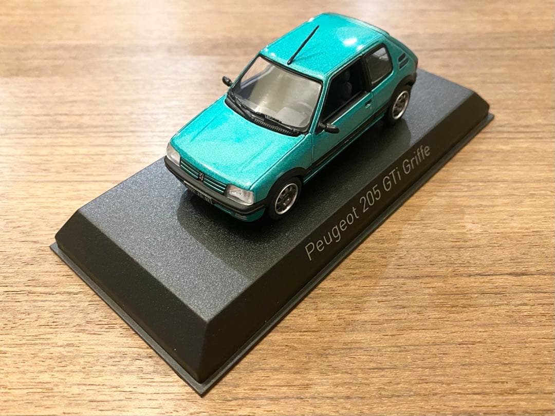 新品 1/43 ノレブ プジョー 205 GTI グリフェ 1990年 グリーン