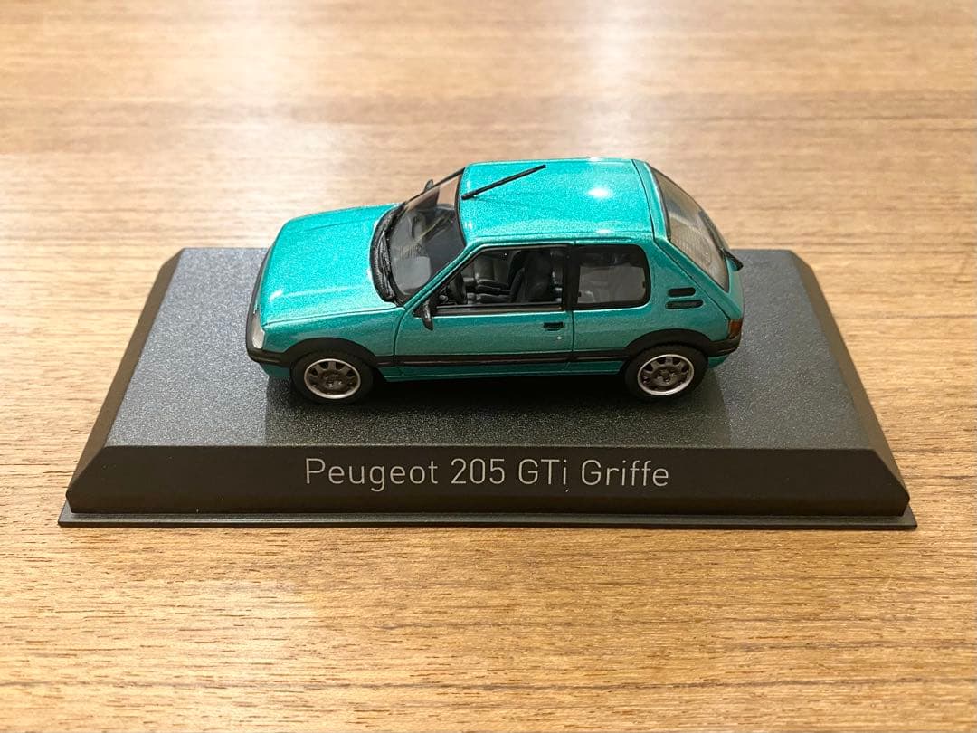 新品 1/43 ノレブ プジョー 205 GTI グリフェ 1990年 グリーン
