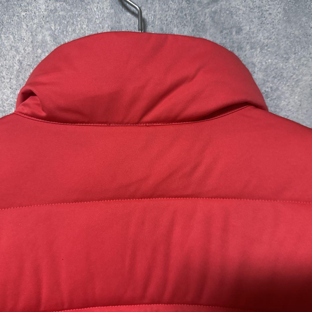DESCENTE GOLF デサントゴルフ 中綿 ジャケット ロゴ レッド系 O
