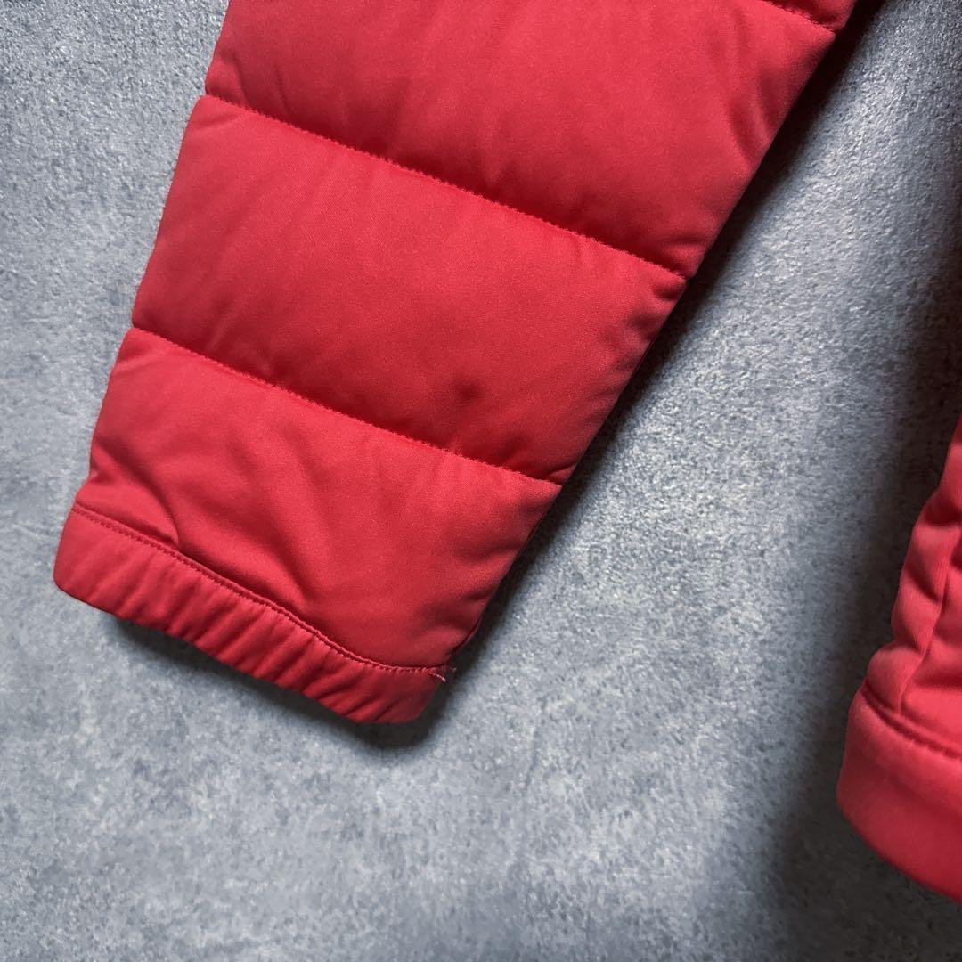 DESCENTE GOLF デサントゴルフ 中綿 ジャケット ロゴ レッド系 O