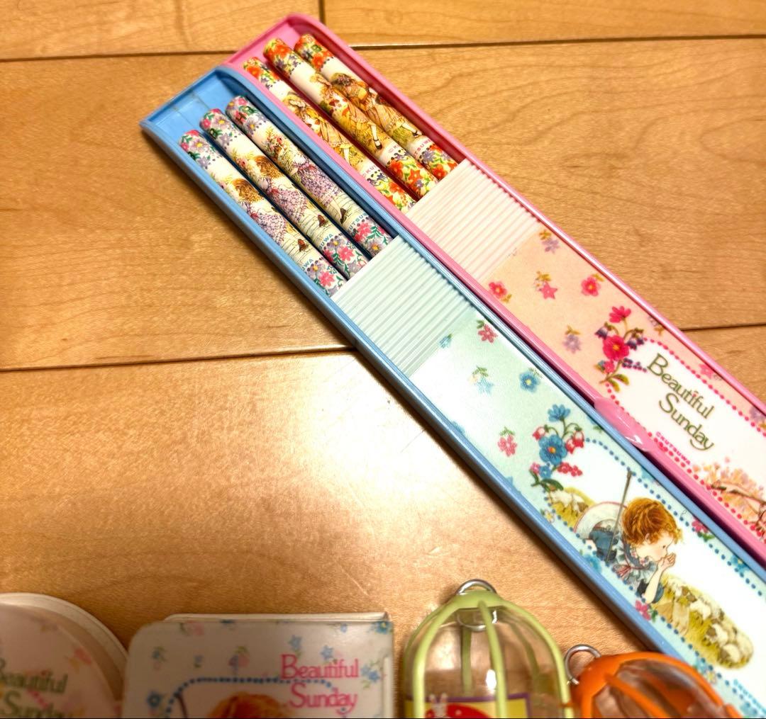 クツワ　Beautiful Sunday 文房具　セット　ファンシーレトロ