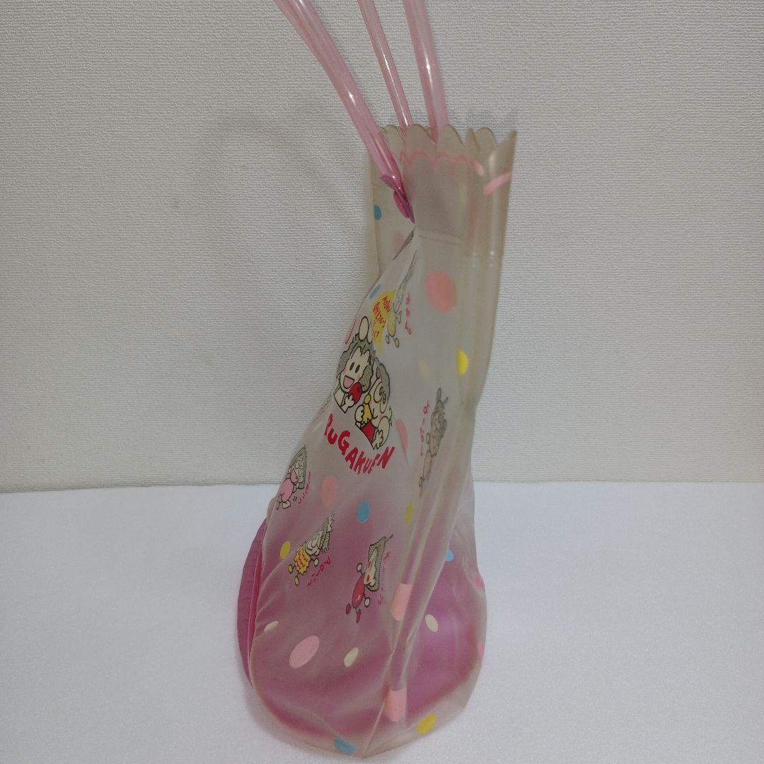 サンリオ　るるる学園　平成レトロ　ビニールバック　プール　フルーツ　水玉