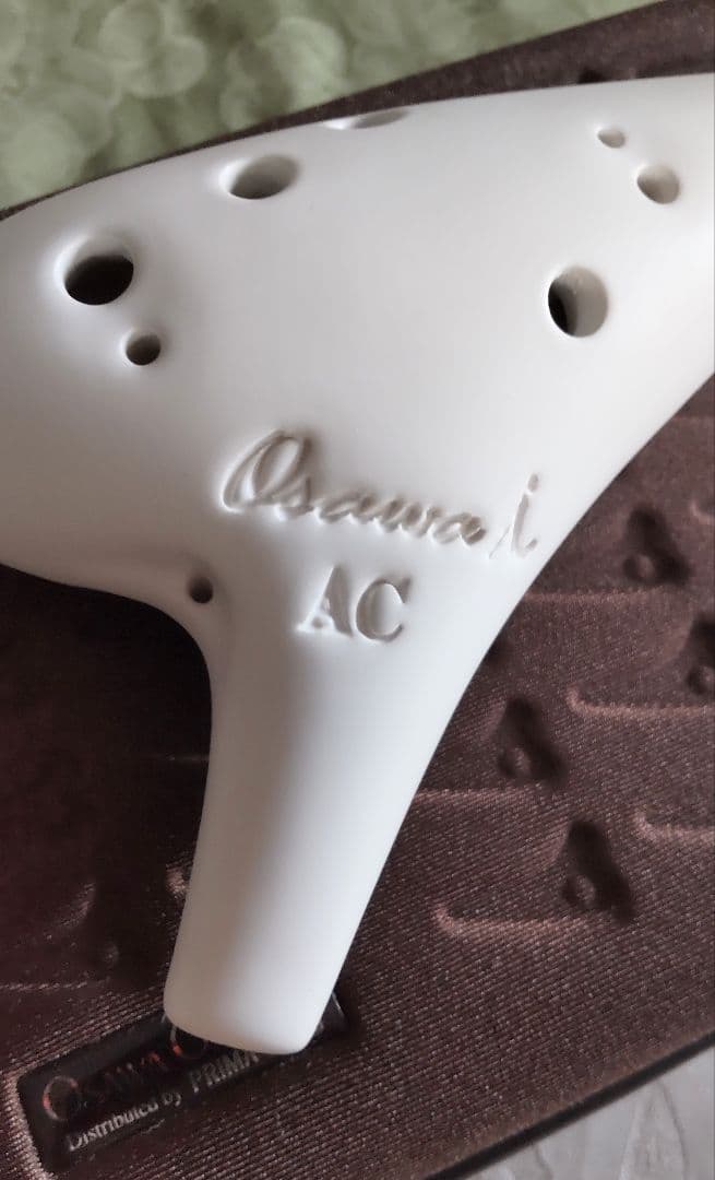 【美品】オオサワオカリナ iシリーズ AC管　マットホワイト仕上げ