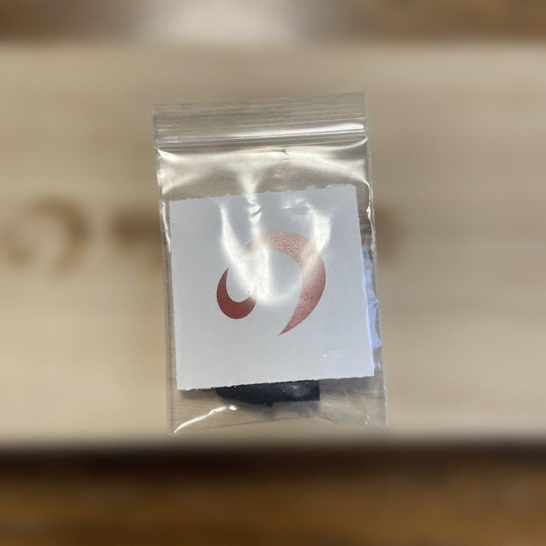 野原工芸　シャーペン　特上黒柿　斑紋純銀色金具　シルバークリップ　新品未使用