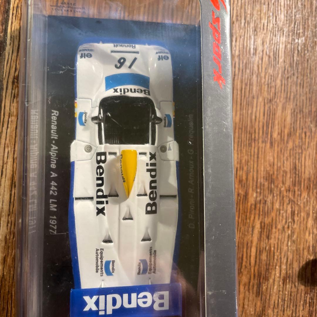 絶版　1/43 スパーク　ルノー　アルピーヌ　A442 1977年　ルマン24時