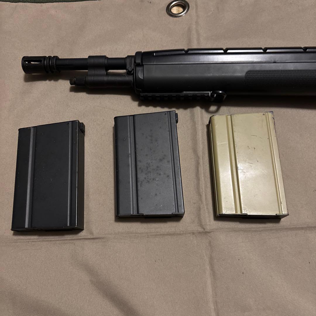 東京マルイ電動ガン M14 1Jカスタム440連マガジン3個 3×9スコープ付き