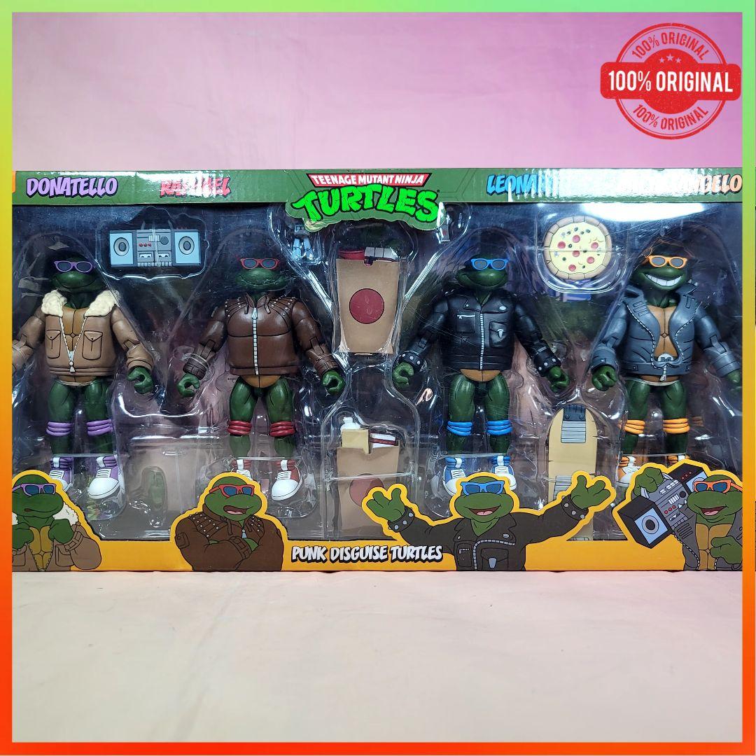 【NECA】新品 正規品 パンク・タートルズ TMNT フィギュア 4PK