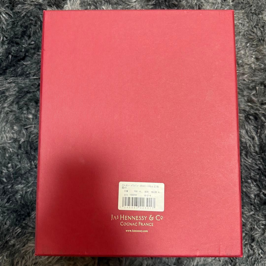 【未開栓】ヘネシー Hennessy PARADIS EXTRA コニャック
