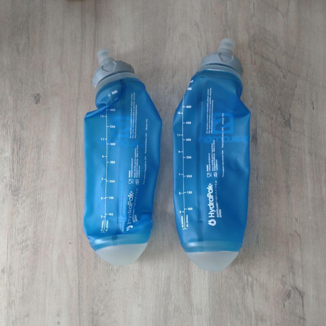 Salomon ハイドレーション 赤 ボトル2本付き