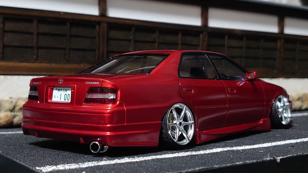 1/24 アオシマ ブリッツ チェイサー 神奈川仕様 完成品