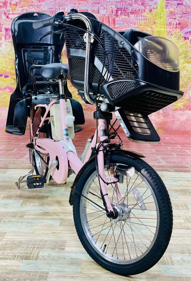 K1979 [大容量13.2Ah]電動自転車パナソニック子供乗せ 20インチ