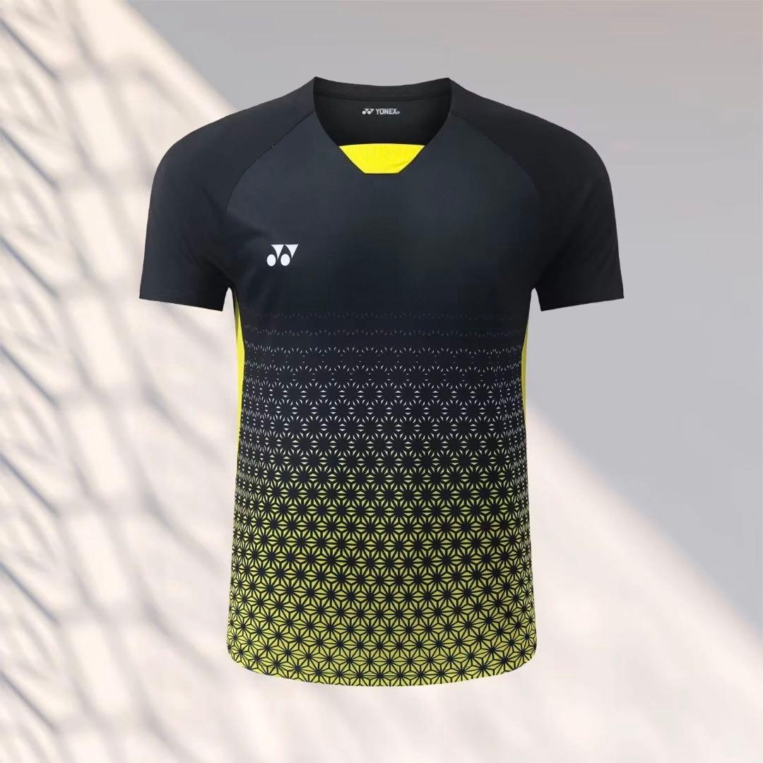 ヨネックスYONEX バドミントン日本代表モデルゲームシャツ新品　L ブラック