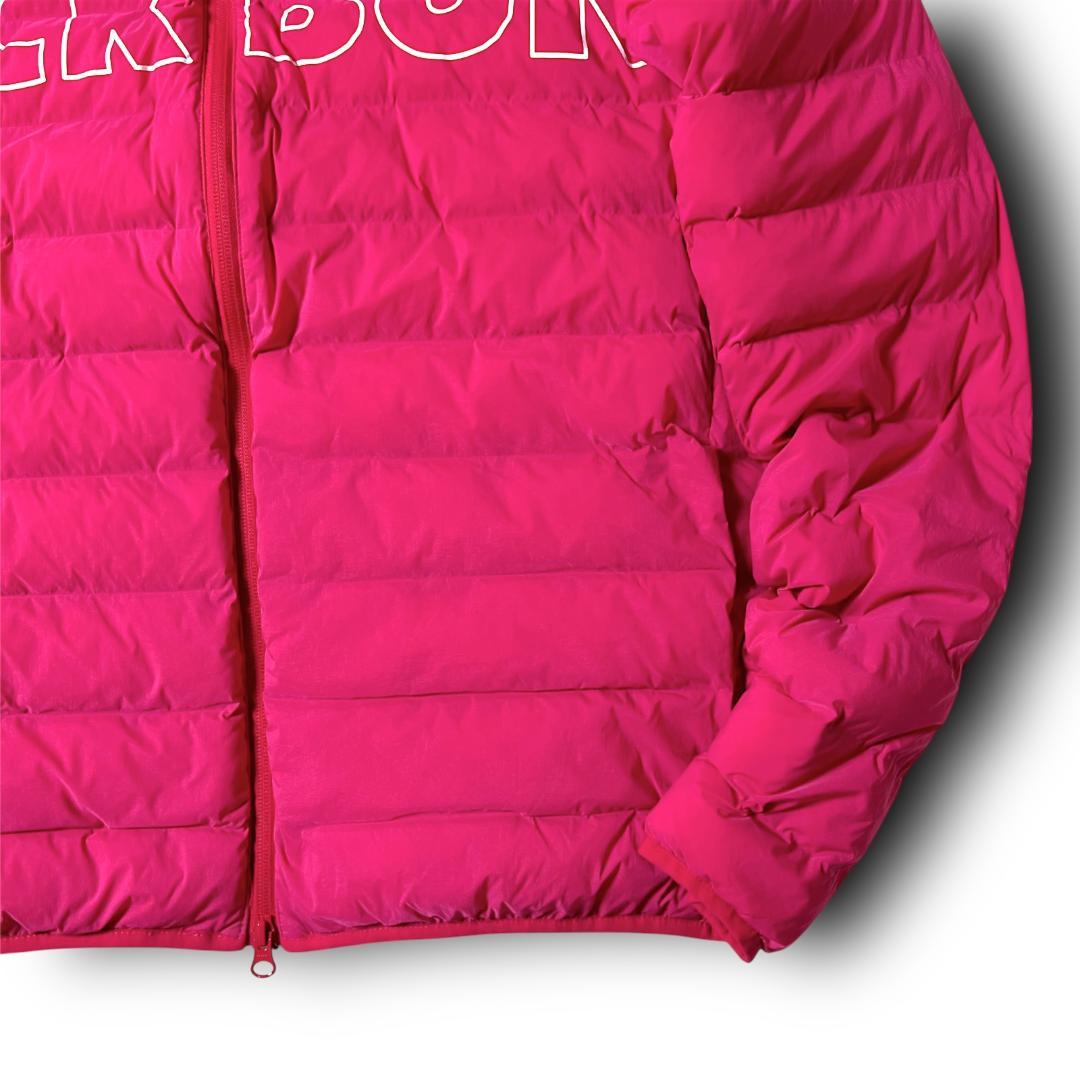 3 ジャックバニー ナイロンタフタ袋織フルジップジャケット マゼンタ系 下げ札付