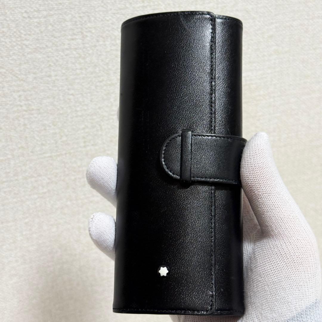 【極美品】モンブラン　ペンケース　希少タイプ　ロゴ