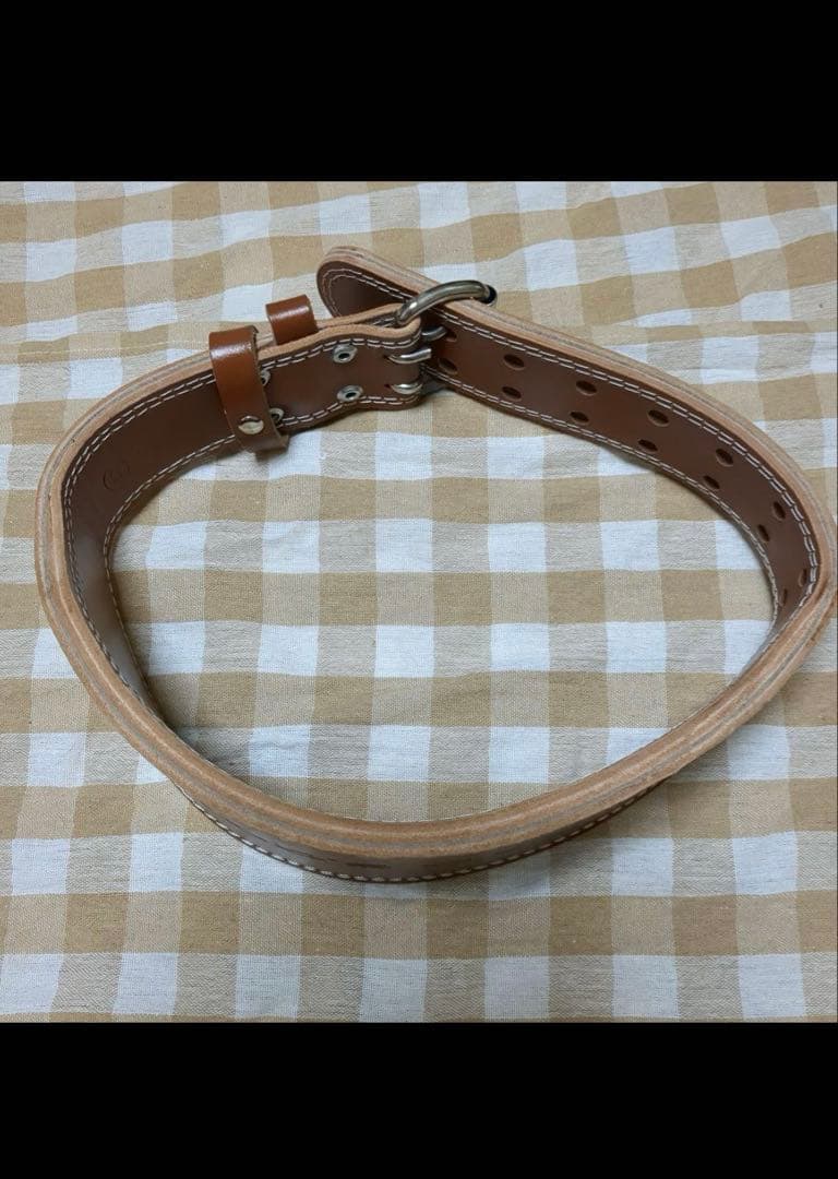 Gold's Gym トレーニングパワーベルト ブラウン