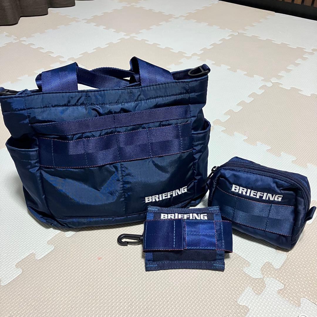 BRIEFING カートバッグ　ポーチ　ボールケース　ラウンドバッグ　ゴルフ