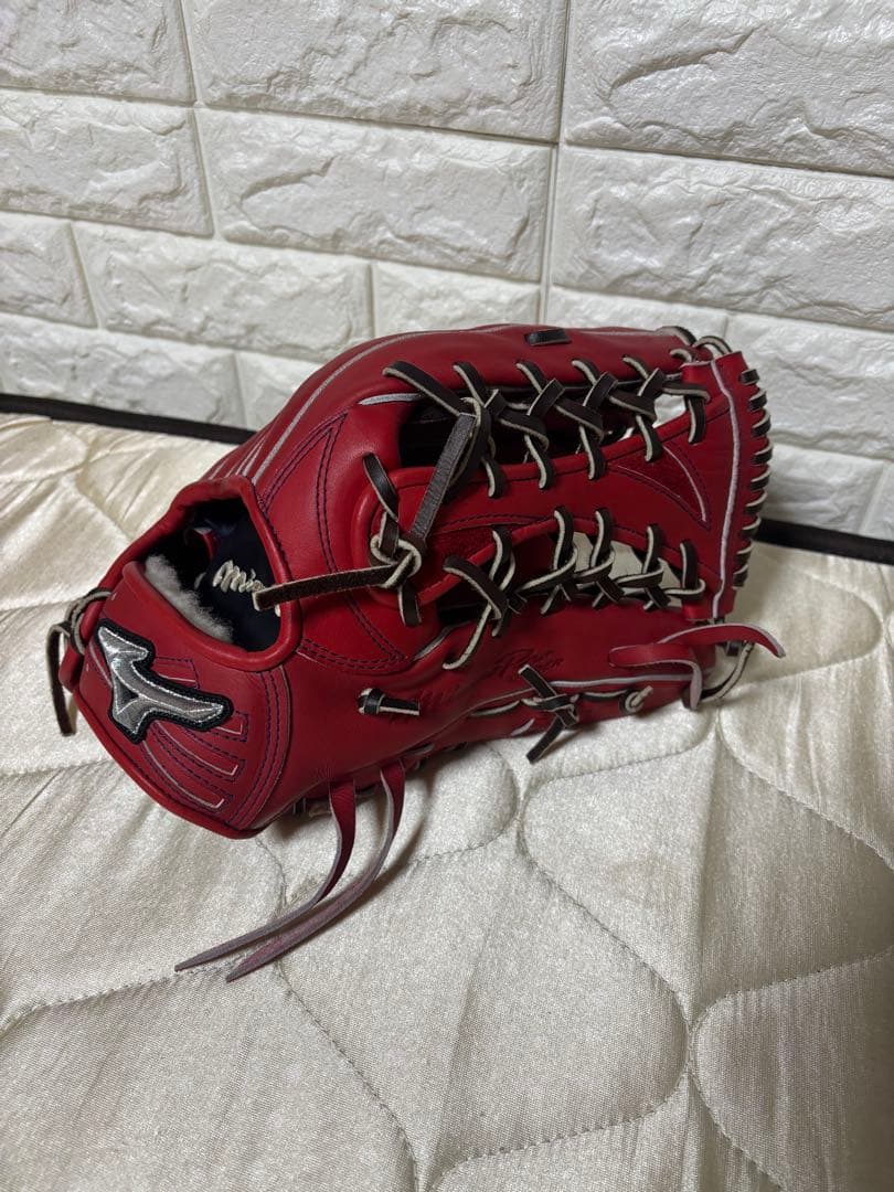 ミズノプロ 硬式オーダーグローブ レッド