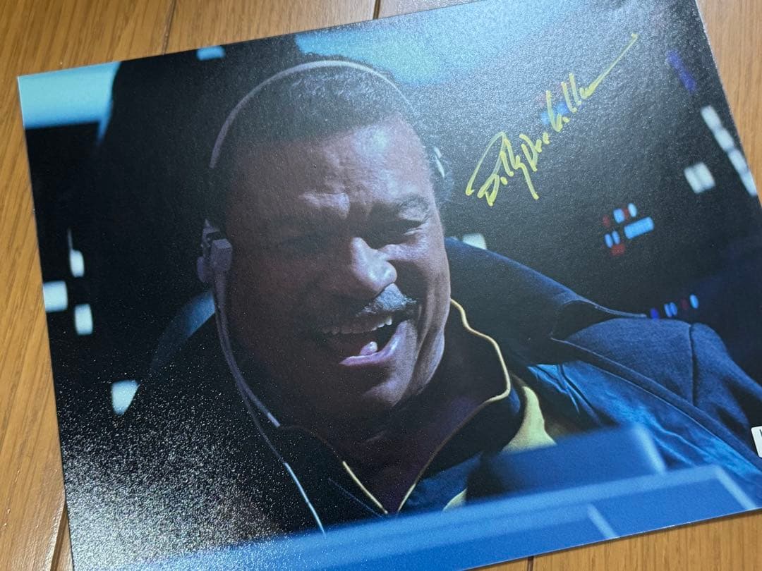 スターウォーズ、ランドカルリジアン役ビリー・ディー・ウィリアムズ直筆サイン