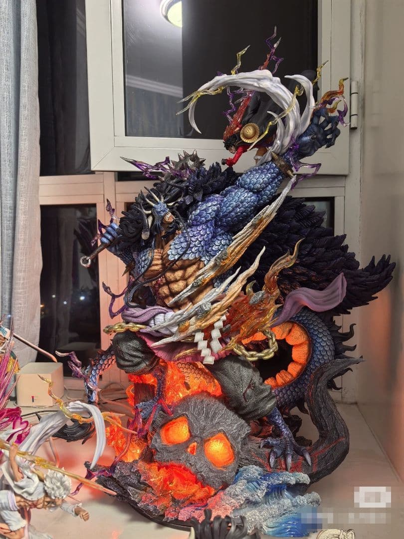 ワンピース カイドウ VS ルフィ ガレージキット スタチュー フィギュ