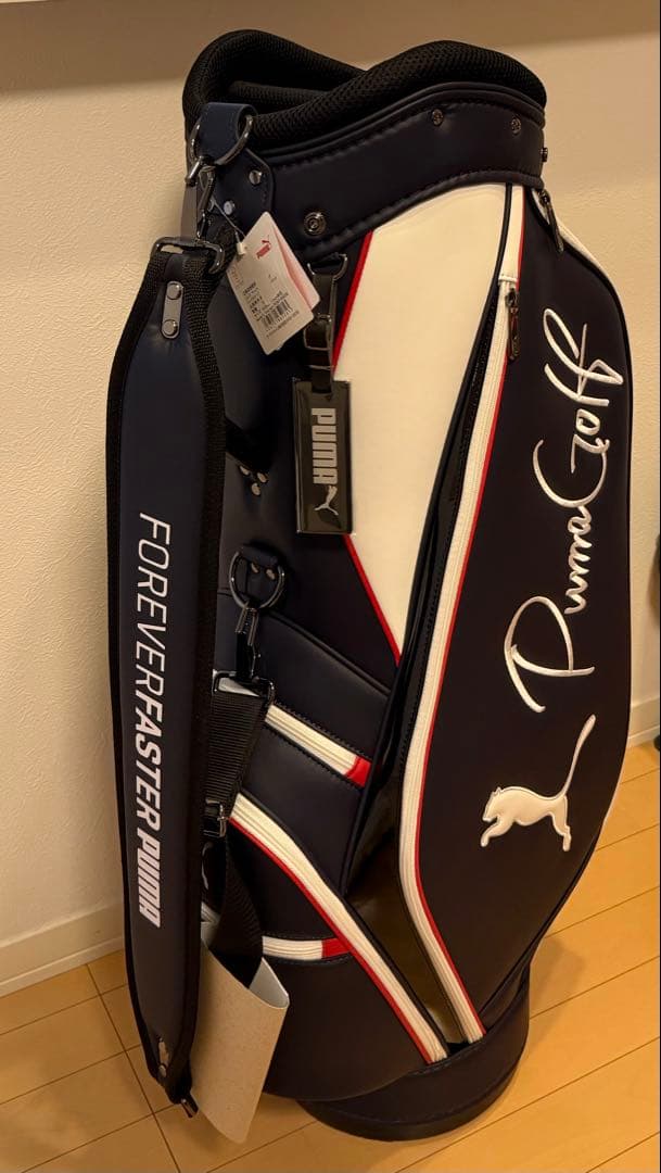PUMA　ベーシック　ゴルフ9.5型　キャディバッグ　ネイビー