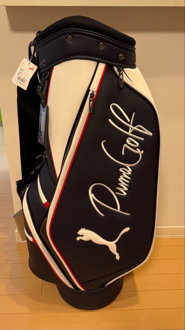 PUMA　ベーシック　ゴルフ9.5型　キャディバッグ　ネイビー