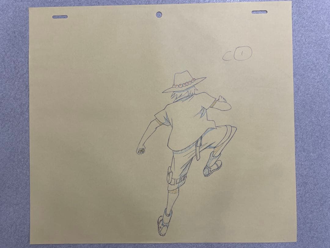 ワンピース　直筆原画　エース