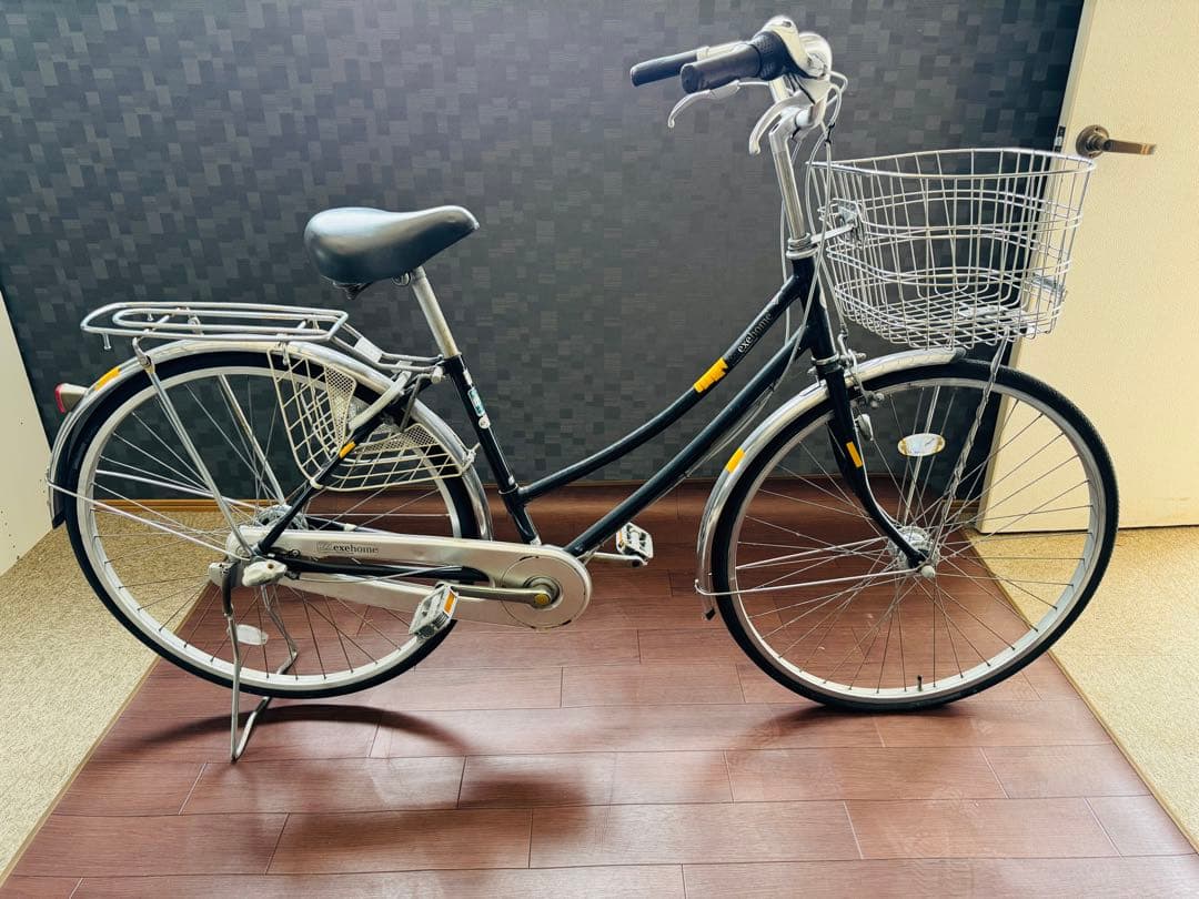 福岡発 紺系 自転車 軽量 通学 通勤 家庭用 27インチ ママチャリ