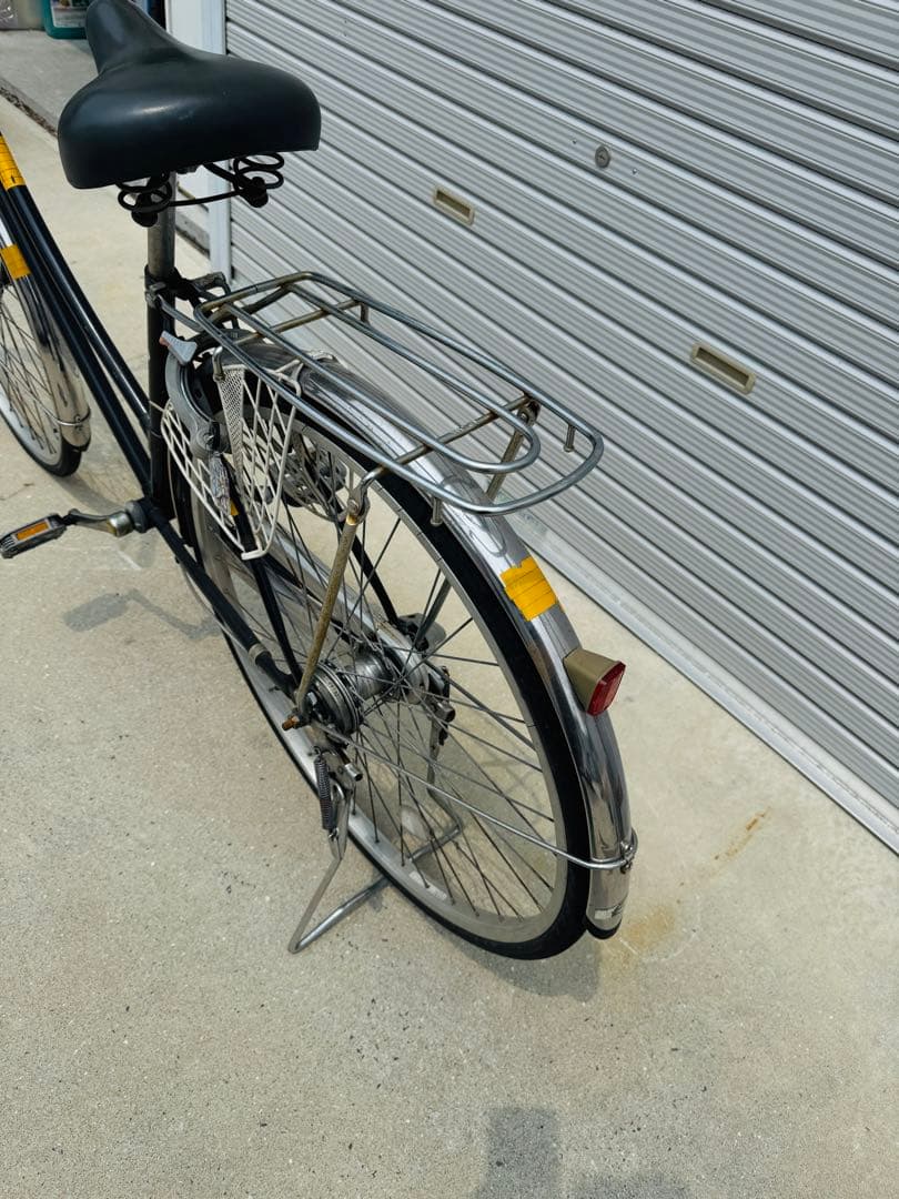 福岡発 紺系 自転車 軽量 通学 通勤 家庭用 27インチ ママチャリ