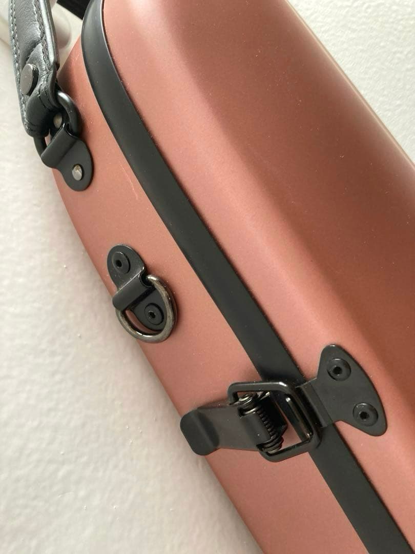 写真追加ヴァイオリンケース】カーボンマック CFV-2S サテン ピンク 4/4