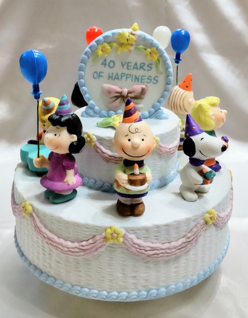 スヌーピー（PEANUTS）1990年リリース誕生40周年記念オルゴール