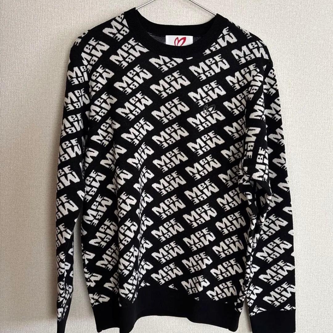 マスターバニー　MBE総ロゴ ウールクルー ネックニットプルオーバー　ニット★5