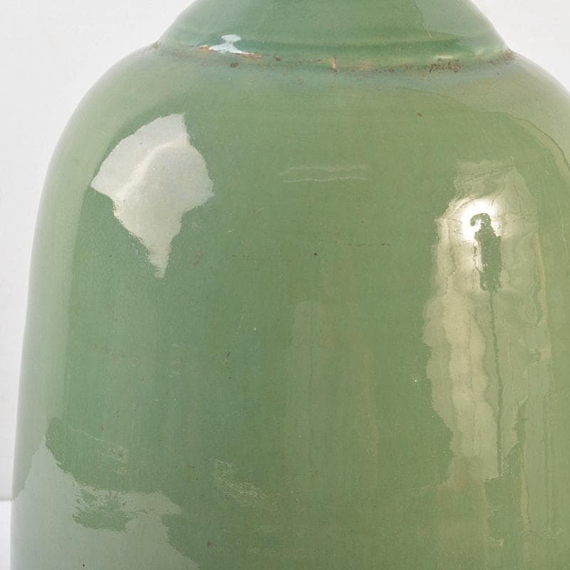 富山県　小杉焼　青磁　徳利　花瓶　壷　V　R6250B