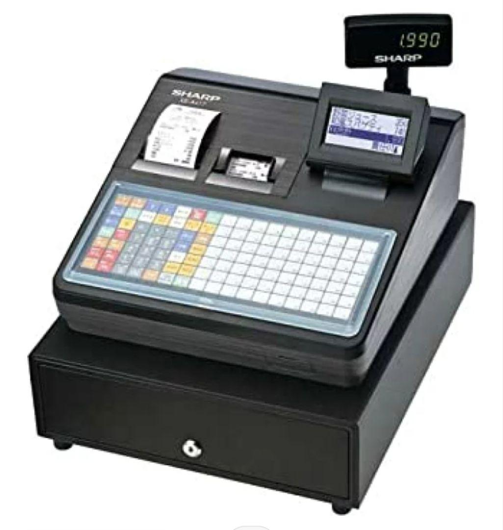 シャープ 電子レジスター フラットキーボードタイプ（ブラック） XE-A417B