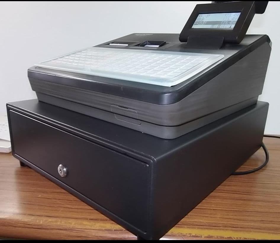 シャープ 電子レジスター フラットキーボードタイプ（ブラック） XE-A417B