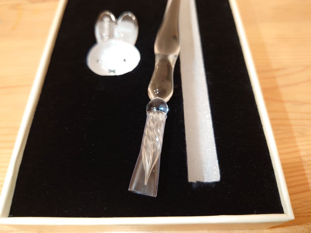 ★ミッフィー ガラスペン ペンレスト ボックスセット ★郵便局限定