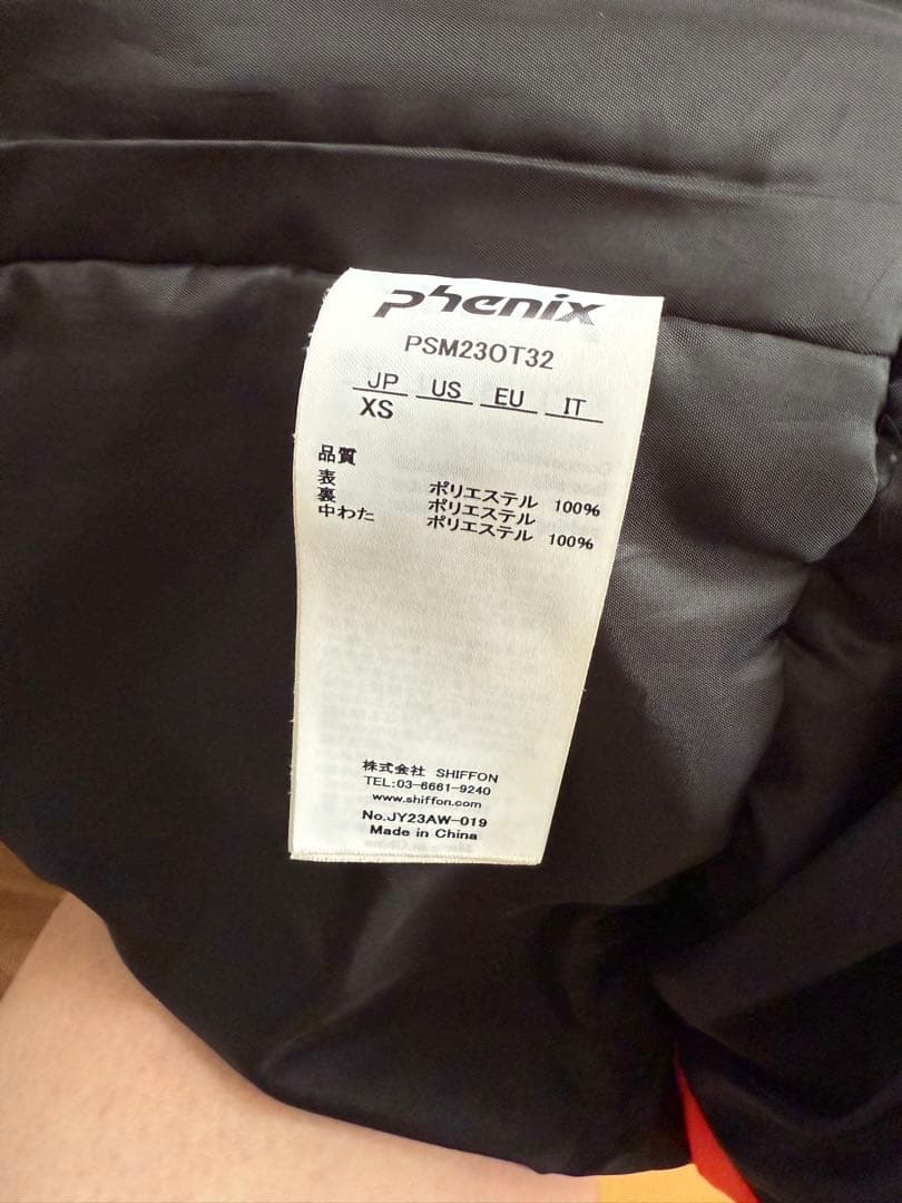 phenixスキーウェア　XS、S