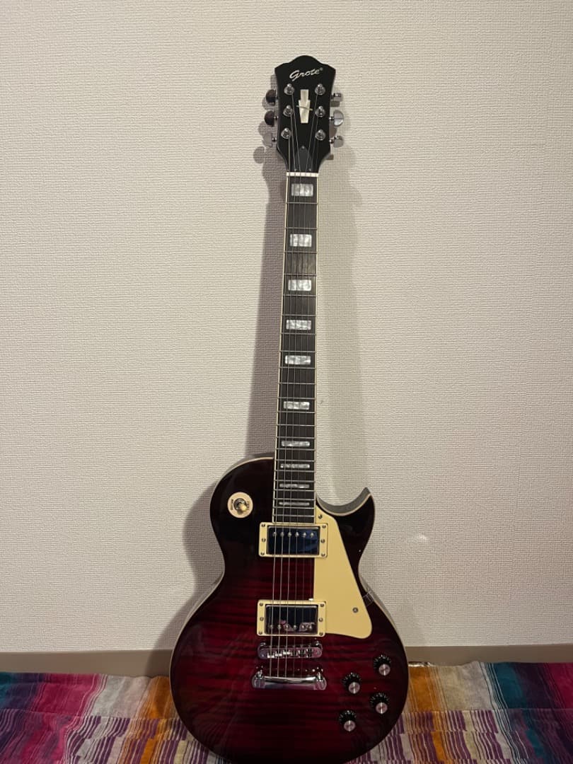 ギター GROTE Green LP Style llic Paints Sol