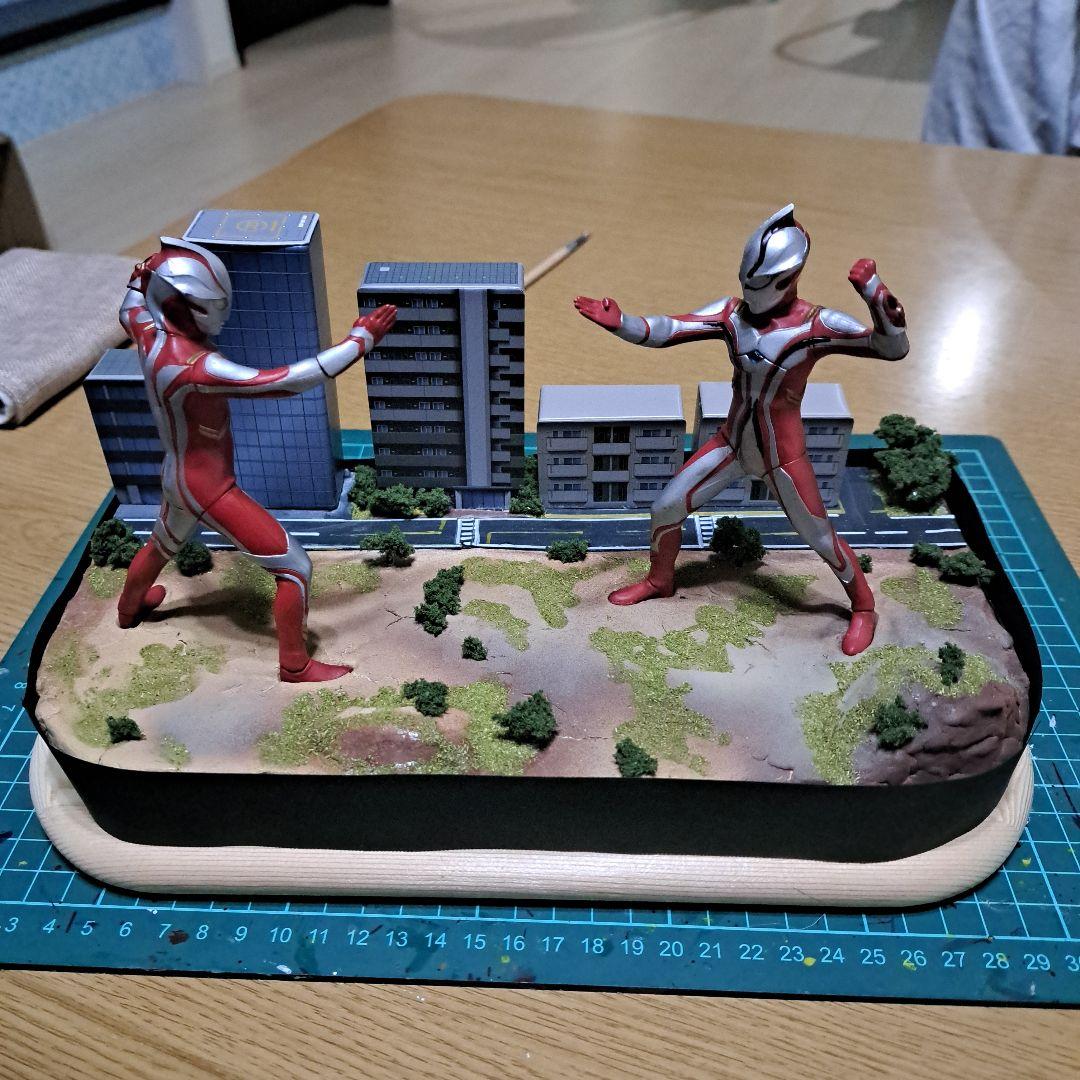 ジオラマ ニセ ウルトラマン メビウス