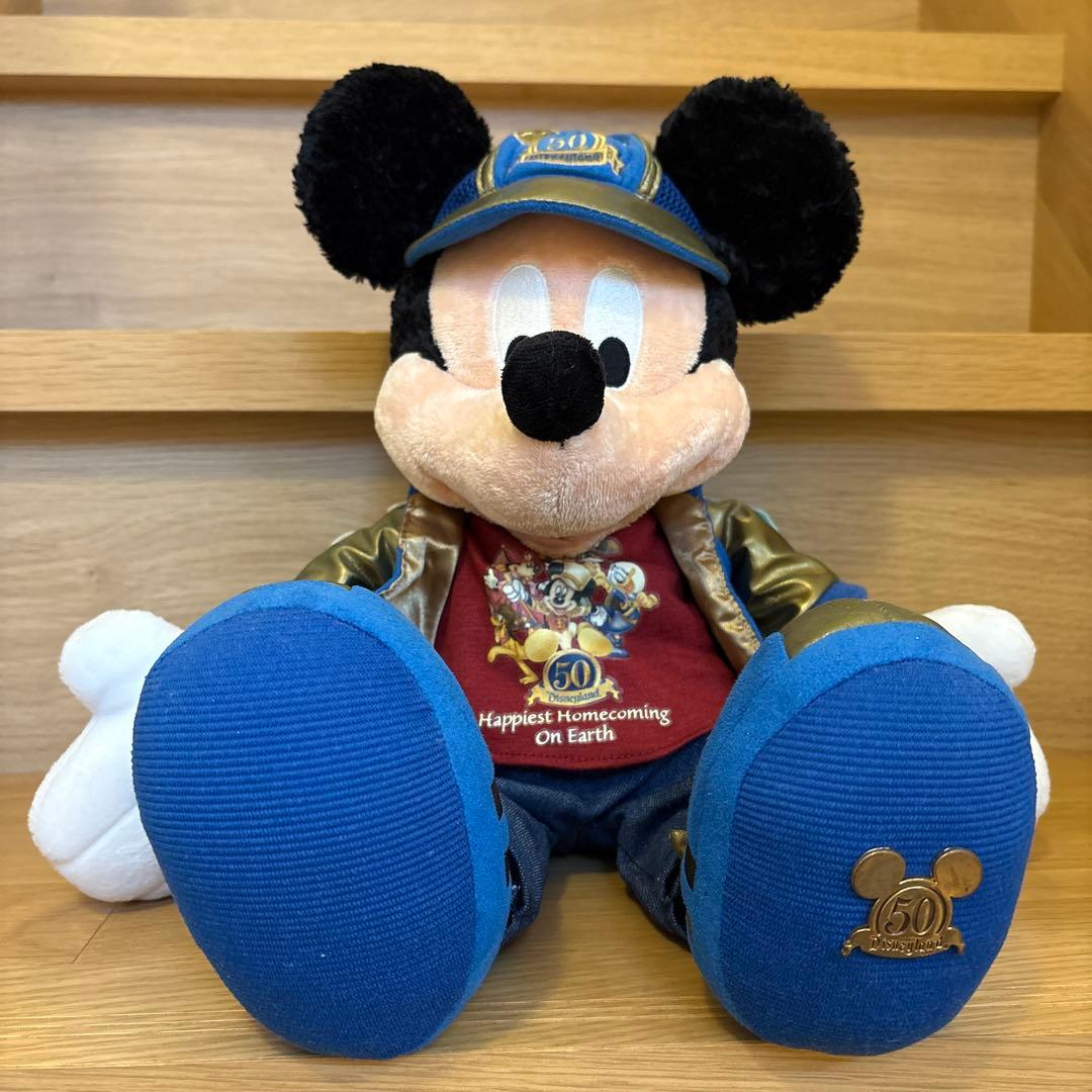 ★セール★カリフォルニアディズニーランド50周年 ミッキーぬいぐるみDisney