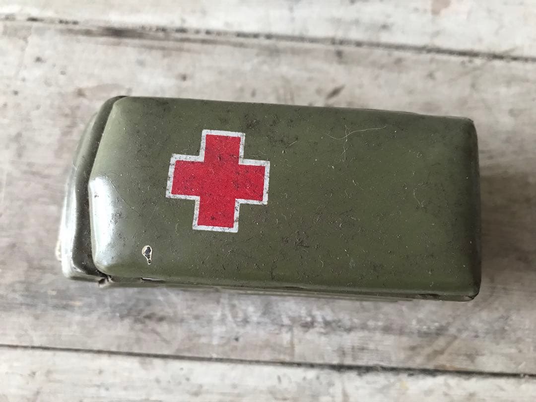 MadeinJapan ブリキ ミリタリーアンビュランス戦後昭和アンティークトイ