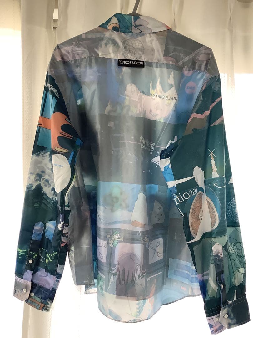 ずっと真夜中でいいのに　Mサイズ　BODYSONG コラージュシャツ