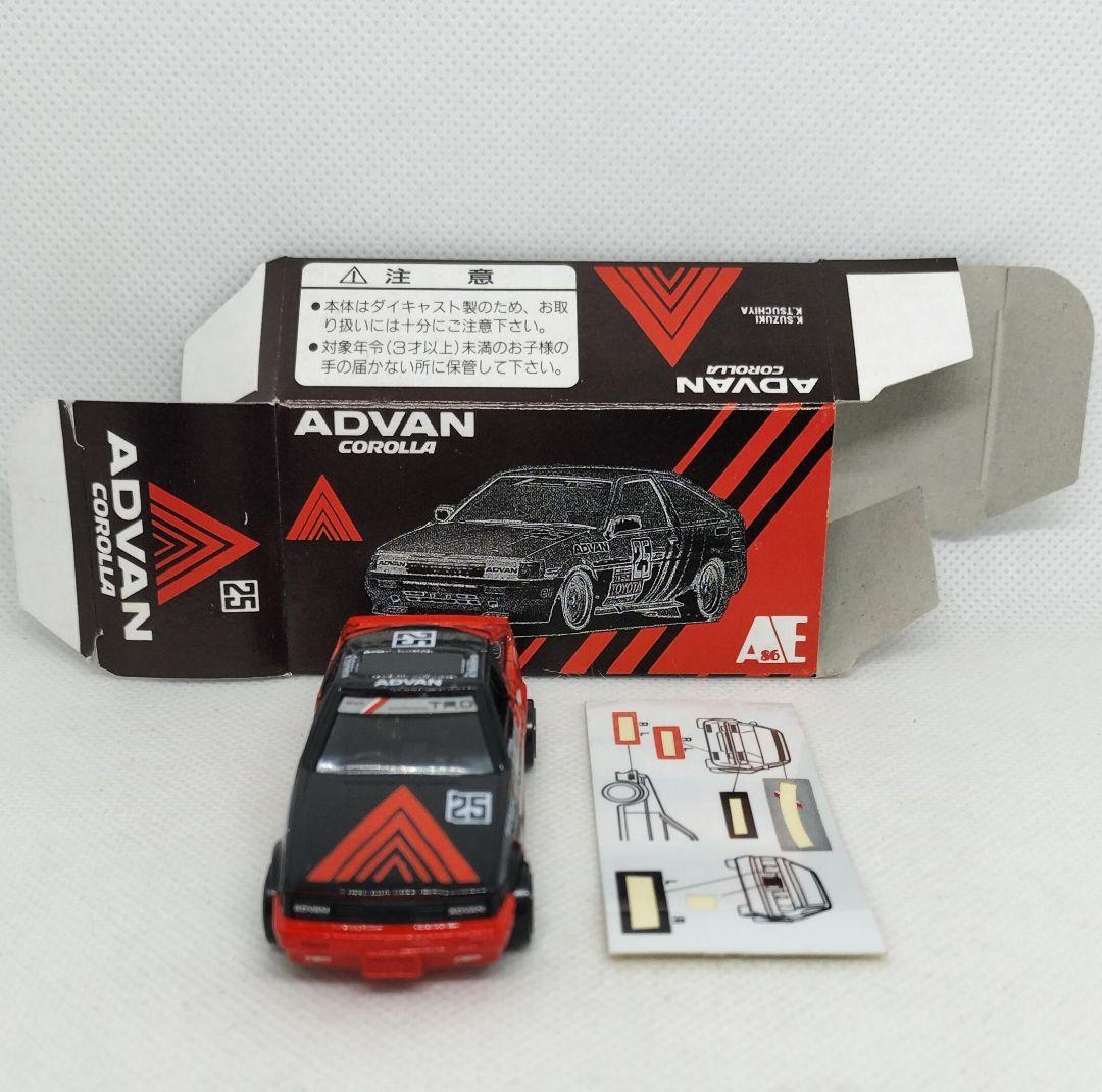 《黒箱トミカ78-4-特》ADVANカローラレビン【アイアド特注】シール貼付美品
